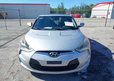 2012 Hyundai Veloster Base W/Gray из США, поврежденный, VIN KMHTC6AD0CU022453